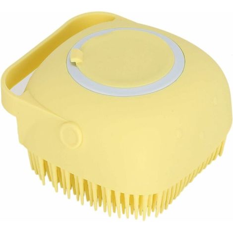 Dog bath brushes, pet shampoo brush, dog bath brush can be filled with shower gel, multi-function shampoo soft rubber massage brush (1/5)