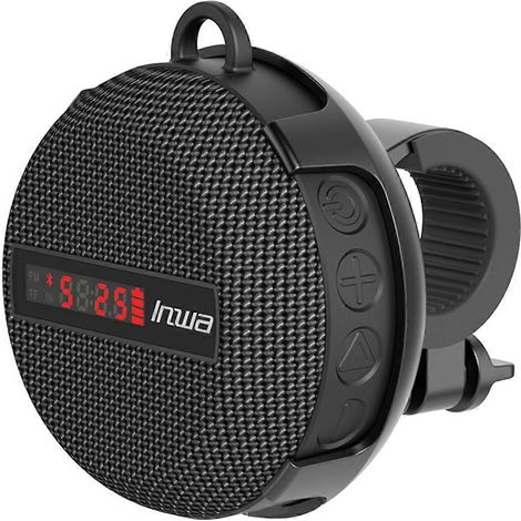 Enceinte Bluetooth à affichage rapide pour le cyclisme en extérieur, noire (1/5)