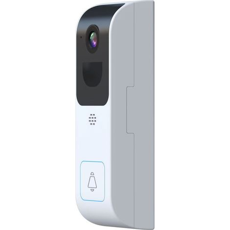 Telecamera di sorveglianza,Videocitofono con da 4MP con protezione IP65,rilevamento persone,Wi-Fi dual-band (2.4G/5G),comunicazione audio bidirezionale,compatibile con iOS e Android,ARCCTV DM1-1 pezzo (1/2)