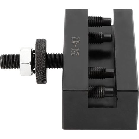 Porte-outil de tour à changement rapide en acier au carbone pour tour 250-202, accessoires de tournage (1/5)