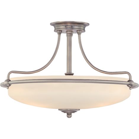 Lampadario Contemporaneo Griffin Metallo Cromo Lucido 4 Luci E27 (1/4)
