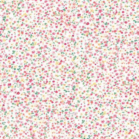 Papier peint auto-adhésif - Floral Fond Vert - 5.75 m x 45 cm (1/4)