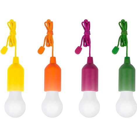 881609 Bombilla LED de colores portátil a batería para el hogar, jardín, camping