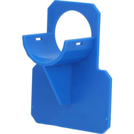 Support de tuyau de piscine, fixation pour tuyau d'eau avec serre-câble, compatible avec les piscines Intex (bleu) (1/5)