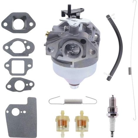 Kit Carburateur Référence 16100-Z0L-853 Honda GCV160A GCV160LA, avec ressorts de régulateur, rondelles et filtre à air inclus pour moteur de jardin
