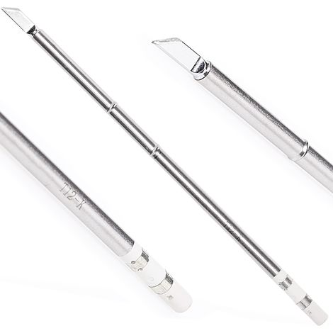 T12-K Lötspitze, 6,3 mm Klinge, mit eingebauter Heizung für T12 Lötstation