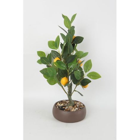 TrendLine Kunstpflanze Zitronenbaum Ø 18 x 45 cm mehrfarbig KÃƒÂ¼nstliche Pflanze