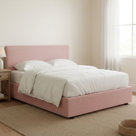 Doppelbett Worthing, abziehbar, rosa (1/4)