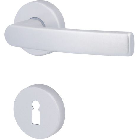 Alpertec BB-Rosettengarnitur Vanda Aluminium silber rund Beschläge