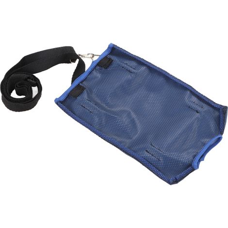 Housse de Protection Imperméable pour Sac de Cathéter, Grande Capacité 2000ml avec Sangle Réglable, Couverture de Drain Bleue (1/5)