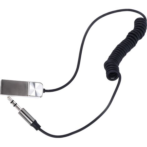 Adaptateur Bluetooth Voiture 3.5mm Jack, Récepteur Audio Sans Fil Stable, Connexion Rapide, Portable pour Maison et Véhicule (1/5)