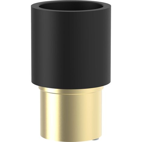 Prolunga in ottone nero opaco per lavabi a muro Paffoni Serie LIGHT ZPRO013NO  Nero opaco