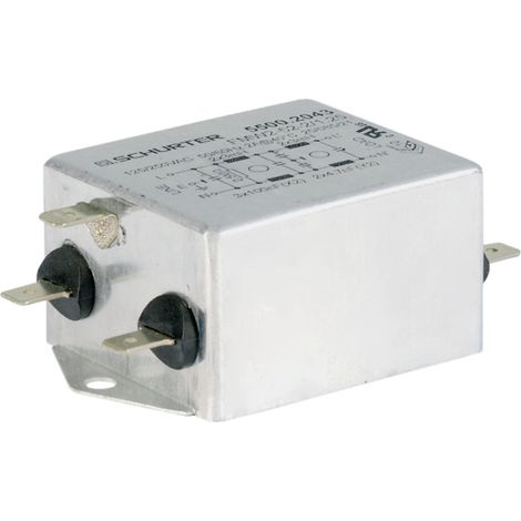 Schurter 5500.2044 5500.2044 Netzfilter   6.00 A 0.80 mH (L x B x H) 77.00 x 46.00 x 31.00 mm 1 St.