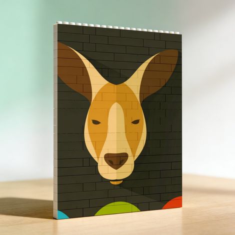 Cadre photo avec blocs de construction à faire soi‑même, joli cadeau pour couples et amoureux (1/5)