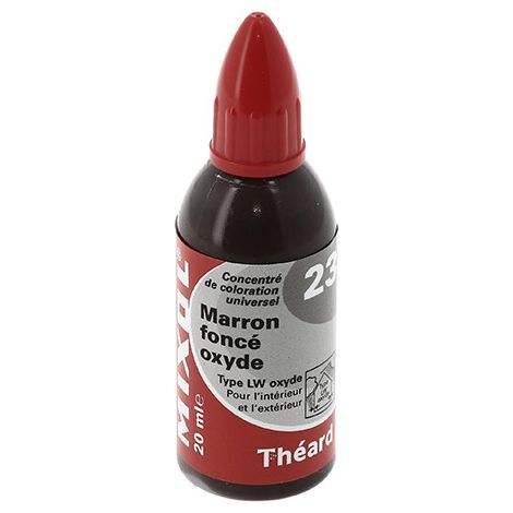 Concentré de coloration universel - Flacon 20 ml - Mixol  Marron foncé