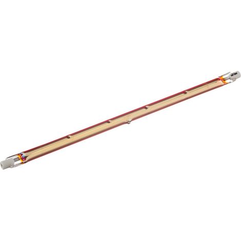 Lampe à infrarouge RS PRO 1200 W, R7S 230 V x 10mm 254 mm Or ( Prix pour 1 )