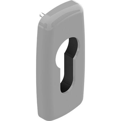 Rosace rectangle clé I CRYSTAL Argent - LA CROISEE DS (1/3)