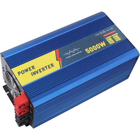 5000W Sinus-Wechselrichter, zwei USB-Anschlüsse und Typ-C-Schnellladefunktion, 24V auf 230V Kfz-Spannungswandler für Solaranlagen und Wohnmobile. (1/5)