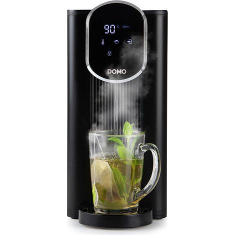 Distributeur d'eau chaude - bouilloire - DOMO - DO524WK - 2600 W - 2,5 L - Réglages de température - Noir (1/3)