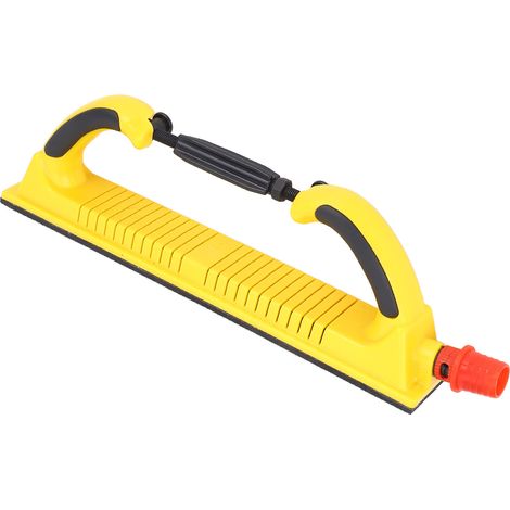 Bloc de ponçage manuel à rayon réglable avec support auto-agrippant pour le travail du bois et la voiture, 2-3/4 x 15-3/4 pouces (1/5)
