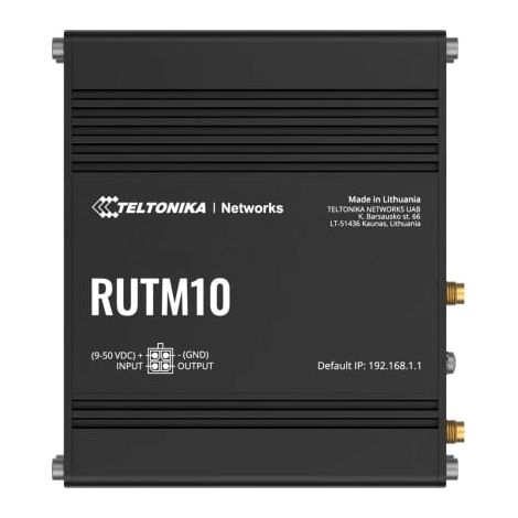 Teltonika RUTM10 router wireless Gigabit Ethernet Dual-band 2.4 GHz/5 GHz Nero