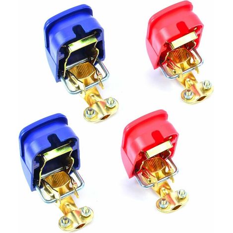 VURAHOME - Pour Une Perceuse2 Pairs Cosses Batterie Serrage Rapide,Convient Pour Voitures Camions Navires (1/4)