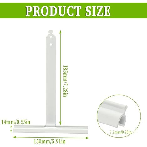 Ressorts de Suspension pour volet Roulant Fixation pour volet Roulant Ressorts de Suspension Pour Volet Roulant et (150x190mm,Blanc) (1/4)