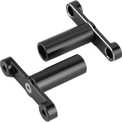 Support de phare moto avant pour fourche, adaptable YAMAHA TMAX530 / TMAX530 SX/DX, noir (1/5)