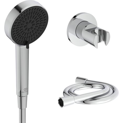 Ideal Standard Alero Set, Handbrause 2-Modi, Schlauch (1250), Halterung ✔ Chrom (1/5)
