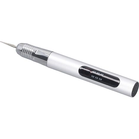 Elektrischer Gravierstift, Geschwindigkeit einstellbar, Überlastungsschutz, tragbar, geräuscharm, wiederaufladbar, Nagelbohrmaschine (1/5)