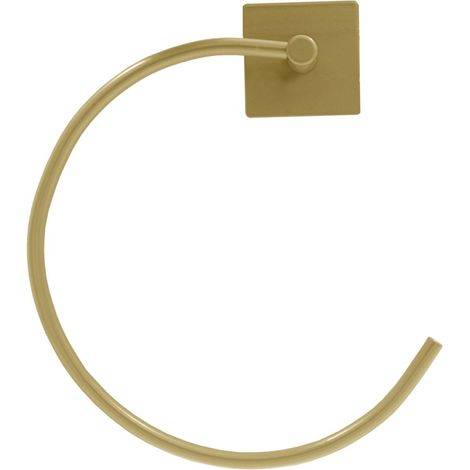 Anneaux Porte Serviette Adhésif "Fixeo" 20cm Or (1/2)