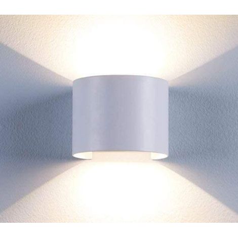 Applique Led Cob Lampada Muro 20W Ovale Bianco Luce Naturale Interno Esterno F19 (1/5)