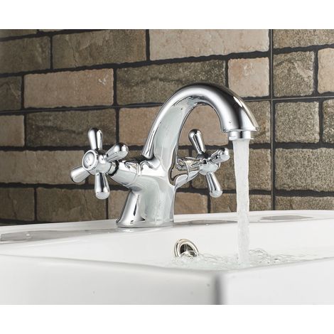 Grifería Bimando Lavabo Bristol Cromo (1/3)