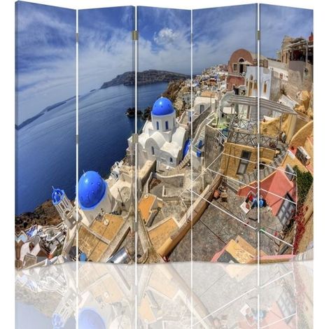 Paravento bilaterale, Santorini - 180x170 (1/5)