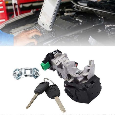 Kit de serrure de porte avec clé de contact et cylindre de serrure, comprenant 2 clés, pour modèle 35100SDAA71 (1/4)