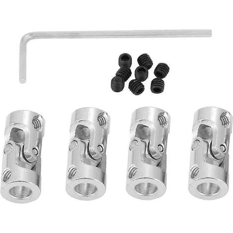 4 pièces, accouplement d'arbre, connecteur de moteur, direction DIY, longueur 23 mm, diamètre extérieur 11 mm, joint universel (35 mm) (1/4)
