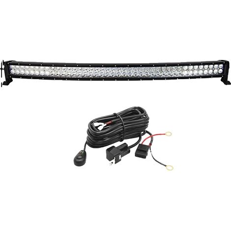 Barra de luz, haz combinado, resistente a la intemperie, 240 W con kit de cableado (1/2)
