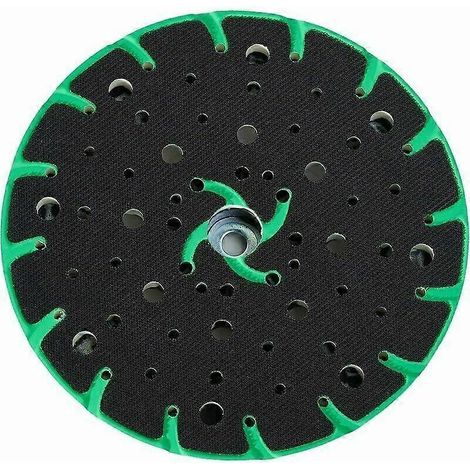 Plateau de 150 mm avec raccord M8 pour aspiration des poussières, compatible avec les ponceuses excentriques de 150 mm et les ponceuses Festool. (1/5)