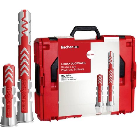 fischer 558627 DUOPOWER tacos universales 910 piezas