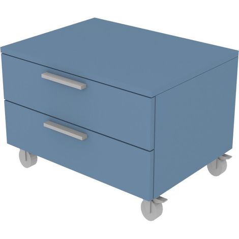Cassettiera 2 cassetti - Design moderno, chiusura rallentata - Avio