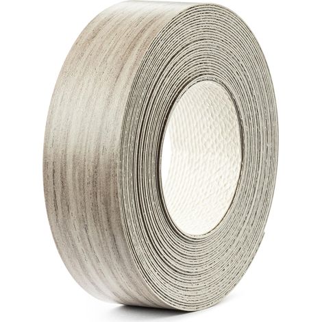 1x Bande de Chant Thermocollant 21mm x 5m Epaisseur 0,50mm Mélaminé Facile à Appliquer Bricolage Étagère Meuble Panneau Bois Durable (1/4)