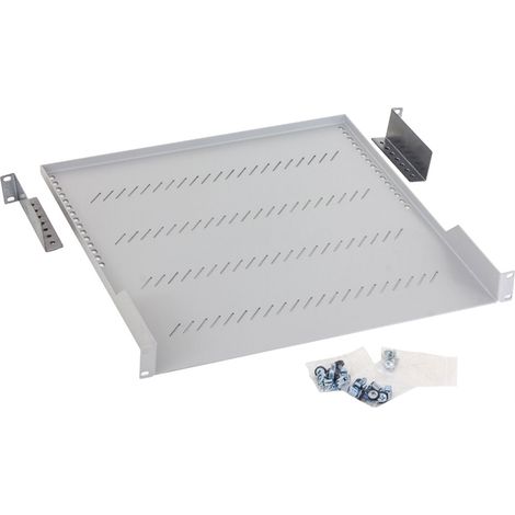 Triton ripiano perforato grigio chiaro 1U per rack