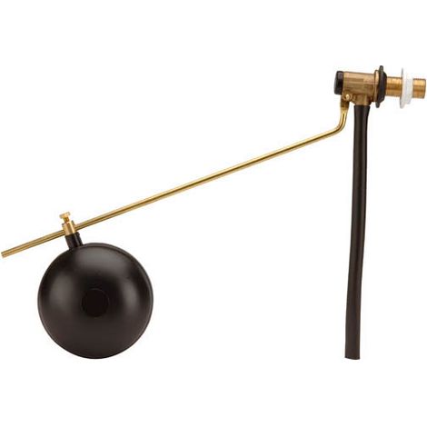 Nicoll – Robinet flotteur à boule – Embout laiton – Alimentation latérale – Filetage 3/8" (12x17) pour installation facile