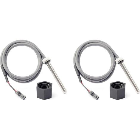 2 capteurs de température/limite haute pour système de chauffage de spa Balboa M7 avec câble de 61 cm (24 pouces), compatible avec les modèles 30042 et 30382. (1/5)