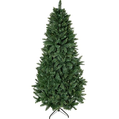 Sapin de Noël artificiel pliable de 180 cm avec base amovible - Vert (1/5)