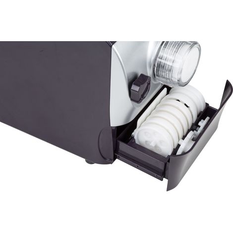 Klarstein Pastamania Máquina para hacer tallarines 260W 7 accesorios 500 g 60 dB Led lila