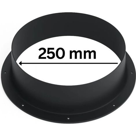 PVC Anschlussflansch Ø 250 mm für Lüftungssysteme Grow (1/5)