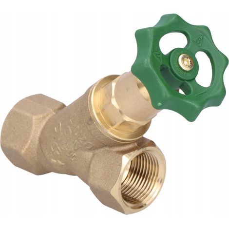 VÁLVULA DE POPPET OBLICUA 3/4" GEBO (1/2)