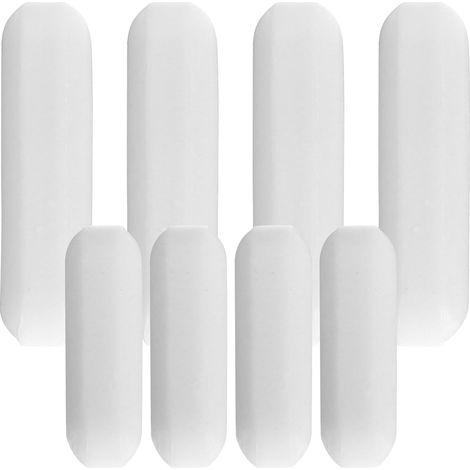 8pcs Barres D'agitation Magnétiques en Ptfe pour Laboratoire Résistance Haute et Basse Température, Légères et Solide pour Secteur Industriel et Recherche Scientifique (1/5)