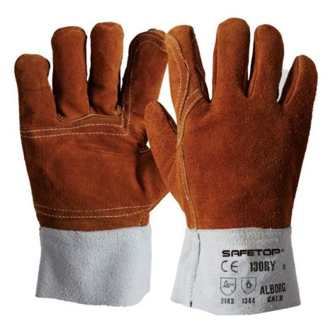 12 pares de Guantes de Soldador Alborg (Talla 9)